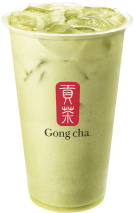 Milk tea in a glass